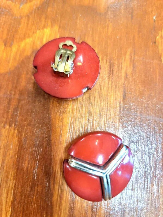 Deadstock Brand New Vintage 80s Clip - on Earrings - Yatva