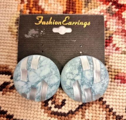 Deadstock Brand New Vintage 80s Clip - on Earrings - Yatva