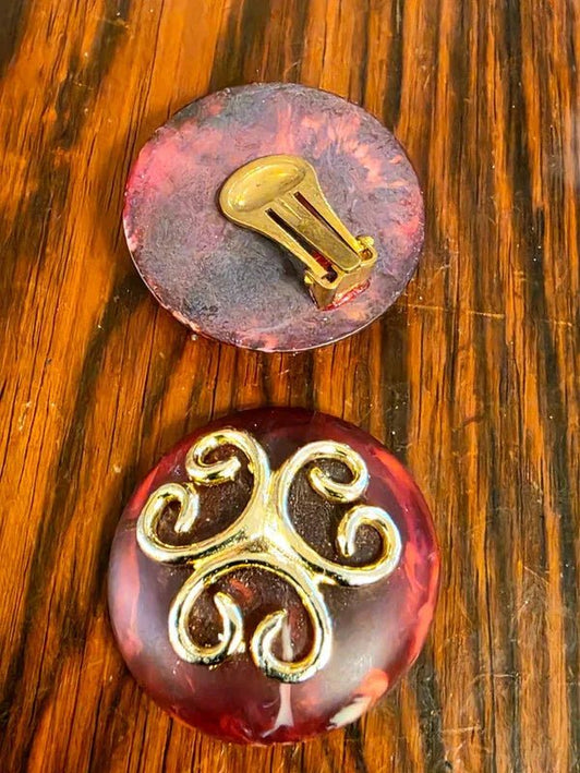 Deadstock Brand New Vintage 80s Clip - on Earrings - Yatva