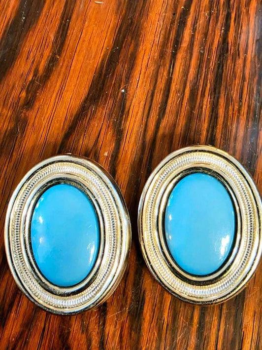Deadstock Brand New Vintage 80s Clip - on Earrings - Yatva