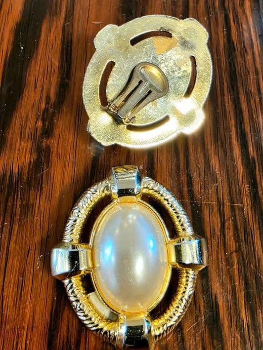 Deadstock Brand New Vintage 80s Clip - on Earrings - Yatva
