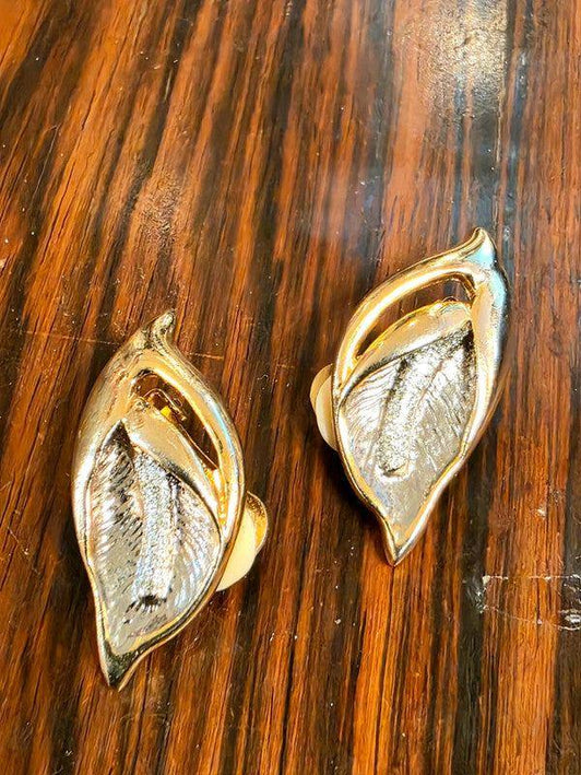 Deadstock Brand New Vintage 80s Clip - on Earrings - Yatva