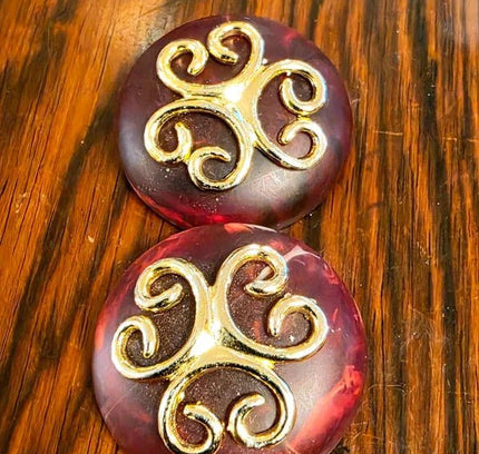 Deadstock Brand New Vintage 80s Clip - on Earrings - Yatva