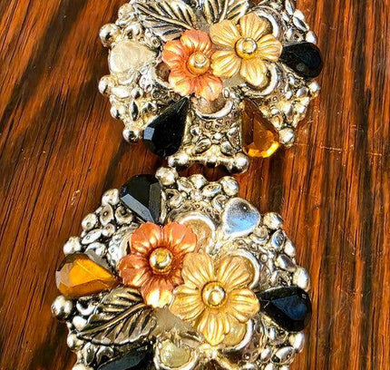 Deadstock Brand New Vintage 80s Clip - on Earrings - Yatva