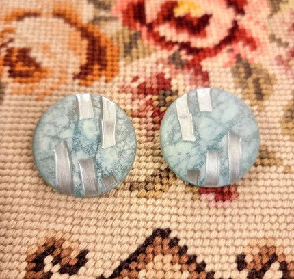 Deadstock Brand New Vintage 80s Clip - on Earrings - Yatva