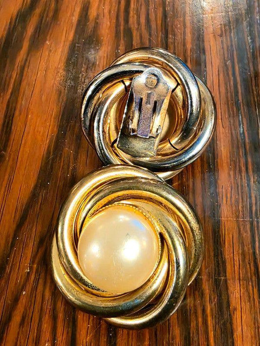 Deadstock Brand New Vintage 80s Clip - on Earrings - Yatva