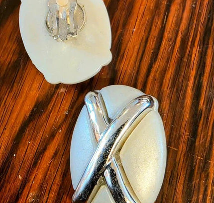 Deadstock Brand New Vintage 80s Clip - on Earrings - Yatva