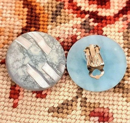 Deadstock Brand New Vintage 80s Clip - on Earrings - Yatva