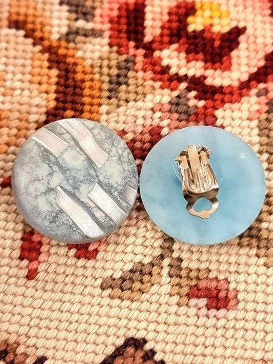 Deadstock Brand New Vintage 80s Clip - on Earrings - Yatva