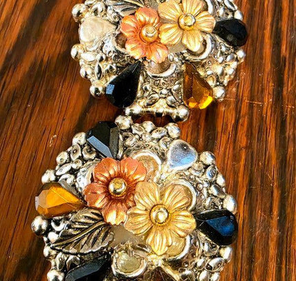 Deadstock Brand New Vintage 80s Clip - on Earrings - Yatva