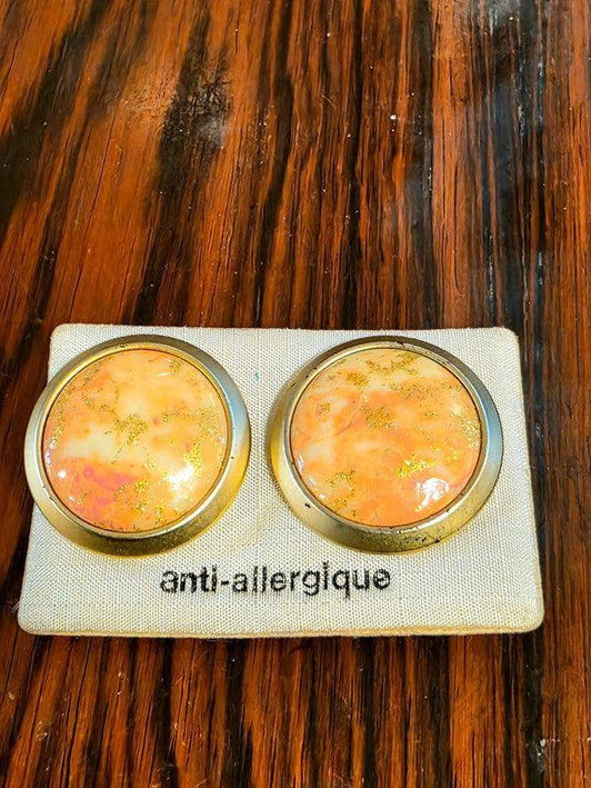 Deadstock Brand New Vintage 80s Clip - on Earrings - Yatva