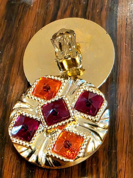 Deadstock Brand New Vintage 80s Germany Clip - on Earrings - Yatva