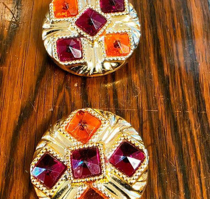 Deadstock Brand New Vintage 80s Germany Clip - on Earrings - Yatva