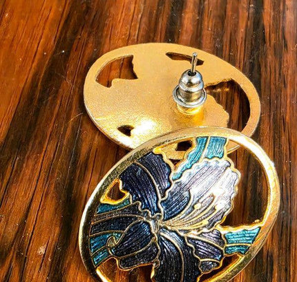 Deadstock Brand New Vintage 80s Pierced Earrings - Yatva