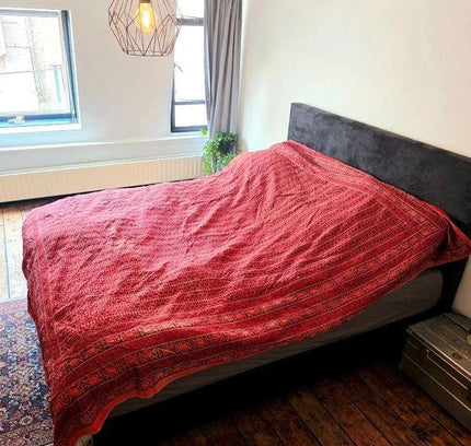 Deadstock Brand New Vintage Indian Kantha Blanket / Throw - Yatva