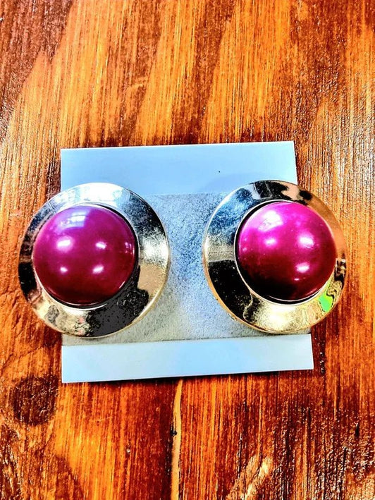 Deadstock Brand New West Germany Vintage 80's Clip on Earrings - Yatva