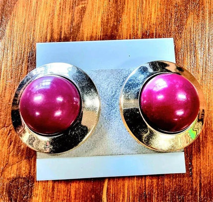 Deadstock Brand New West Germany Vintage 80's Clip on Earrings - Yatva