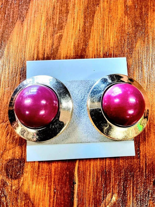 Deadstock Brand New West Germany Vintage 80's Clip on Earrings - Yatva