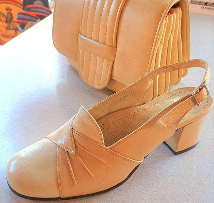 Deadstock Vintage 70s Mella Slingback Shoes - Yatva