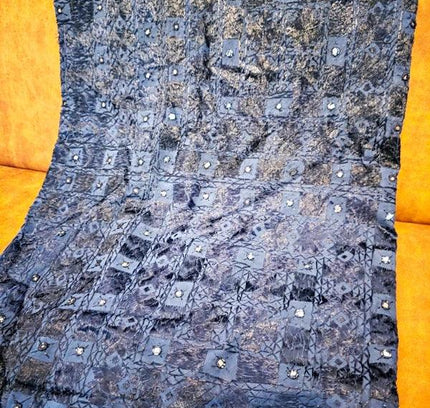 Deadstock Vintage Brand New Art of India Embroidery Blanket / Bedspread - Yatva