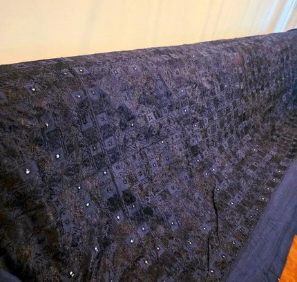 Deadstock Vintage Brand New Art of India Embroidery Blanket / Bedspread - Yatva