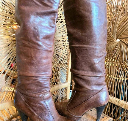 Designer Janet & Janet Leather Boots - Yatva