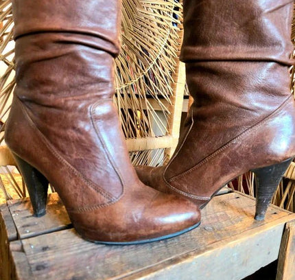 Designer Janet & Janet Leather Boots - Yatva