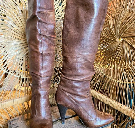 Designer Janet & Janet Leather Boots - Yatva