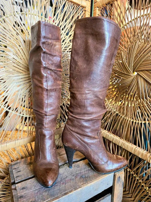 Designer Janet & Janet Leather Boots - Yatva