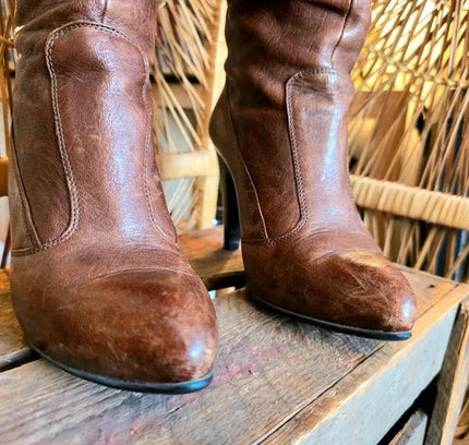 Designer Janet & Janet Leather Boots - Yatva