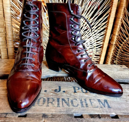 Designer Vintage 80s Ankle Boots - Yatva