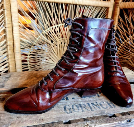Designer Vintage 80s Ankle Boots - Yatva