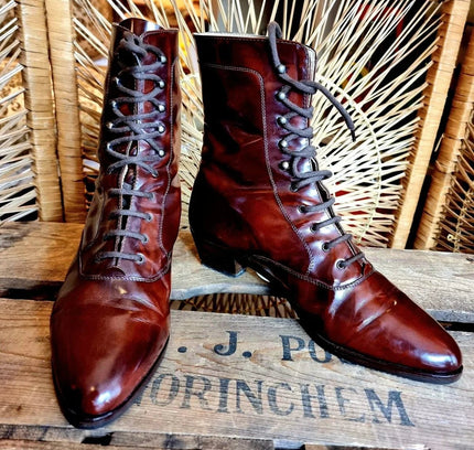 Designer Vintage 80s Ankle Boots - Yatva