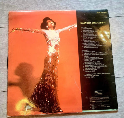Diana Ross Greatest Hits Vinyl Record - Yatva