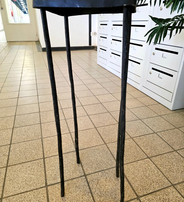 Dutch Design Homage Metal Stool - Inspired by Maarten Baas Clay Series - Yatva