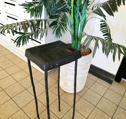 Dutch Design Homage Metal Stool - Inspired by Maarten Baas Clay Series - Yatva