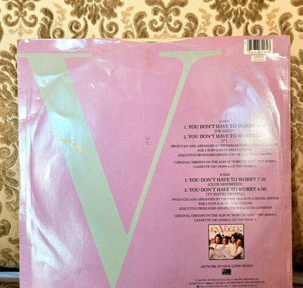 En Vogue – You Don't Have To Worry Vinyl Record - Yatva