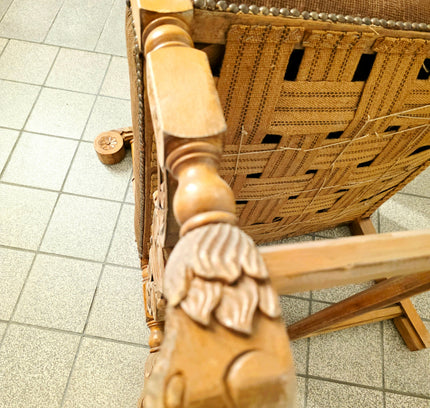 Exquisite 19th - Century French - Style Tapestry Armchair - Yatva