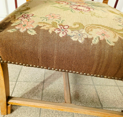 Exquisite 19th - Century French - Style Tapestry Armchair - Yatva