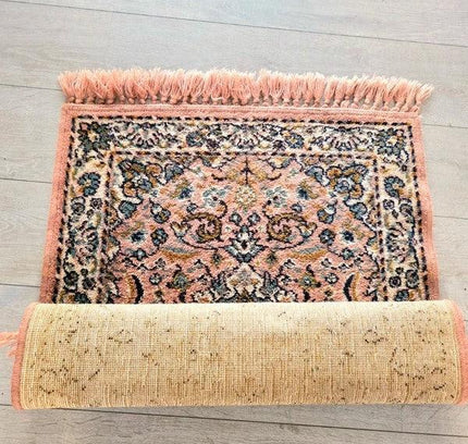 Exquisite Hand - Knotted Silk Runner – Persian Ghom Style - Yatva