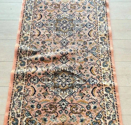 Exquisite Hand - Knotted Silk Runner – Persian Ghom Style - Yatva
