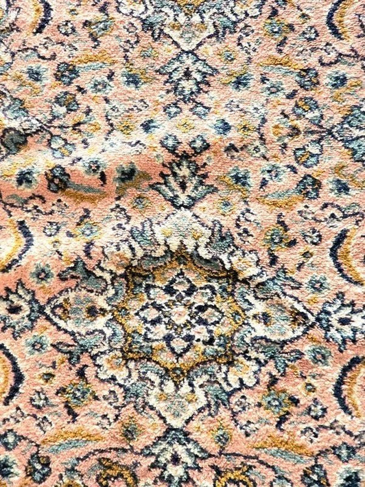 Exquisite Hand - Knotted Silk Runner – Persian Ghom Style - Yatva