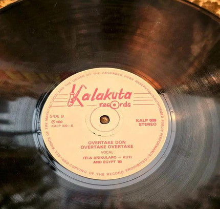 Fela Anikulapo - Kuti & Egypt '80 – Overtake Don Overtake Overtake Vinyl Record - Yatva