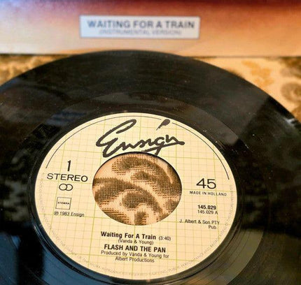 Flash And The Pan – Waiting For A Train Vinyl Record - Yatva