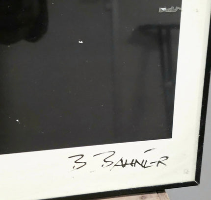 Framed Black and white realism Print - Elegance II" by artist Bertram Bahner - Yatva