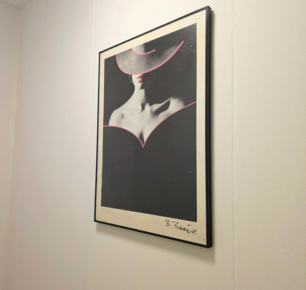 Framed Black and white realism Print -Elegance II" by artist Bertram Bahner - Yatva