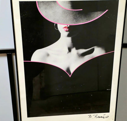 Framed Black and white realism Print - Elegance II" by artist Bertram Bahner - Yatva
