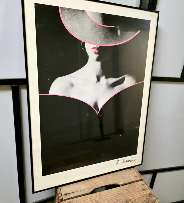 Framed Black and white realism Print - Elegance II" by artist Bertram Bahner - Yatva