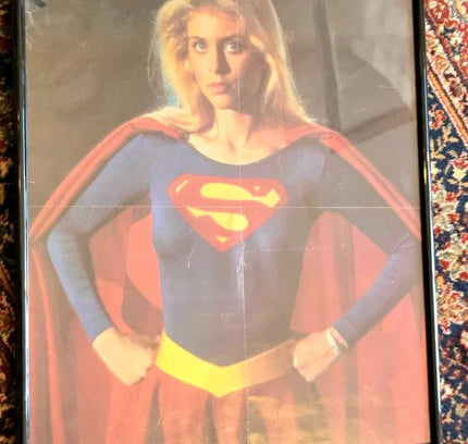 Framed Supergirl Poster Helen Slater DC Comics DCU 1984 Picture - Yatva