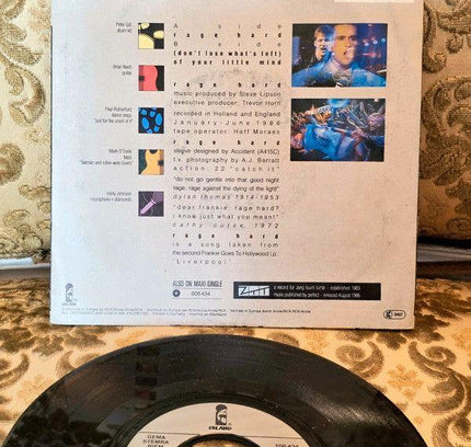 Frankie Goes To Hollywood – Rage Hard Vinyl Record - Yatva